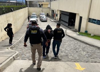 Deic captura a presunto criminal en San Miguel Ixtahuacán./ Foto: PNC.