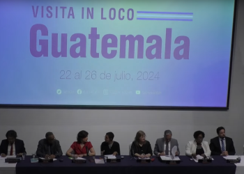 CIDH finaliza su visita "in loco" en Guatemala. / Foto: canal de YouTube de CIDH.