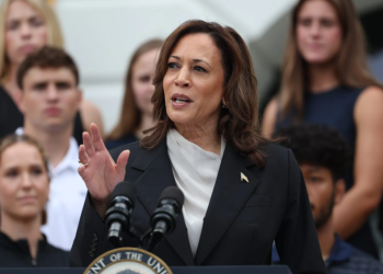 Kamala Harris, precandidata del Partido Demócrata y actual vicepresidenta. / Foto: EFE.