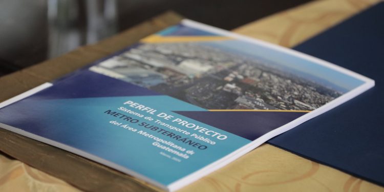 El proyecto del metro necesita un proceso de legalización del subsuelo. / Foto: Gobierno de Guatemala.