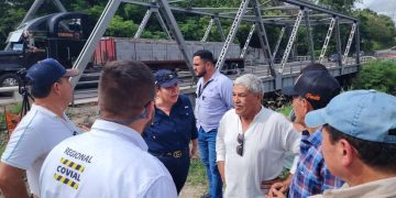 Codred de Zacapa efectúa coordinaciones para dar respuesta a puente Teculután afectado por un socavamiento