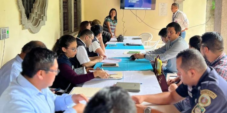 Seguimiento de las acciones interinstitucionales durante reunión del COED de Sacatepéquez