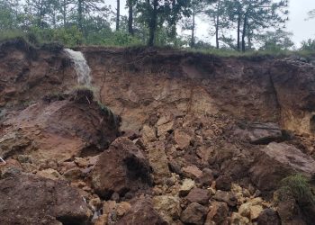 Advierten alta saturación de los suelos en Petén e Izabal. / Foto: Conred.