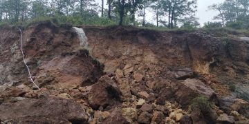 Advierten alta saturación de los suelos en Petén e Izabal. / Foto: Conred.