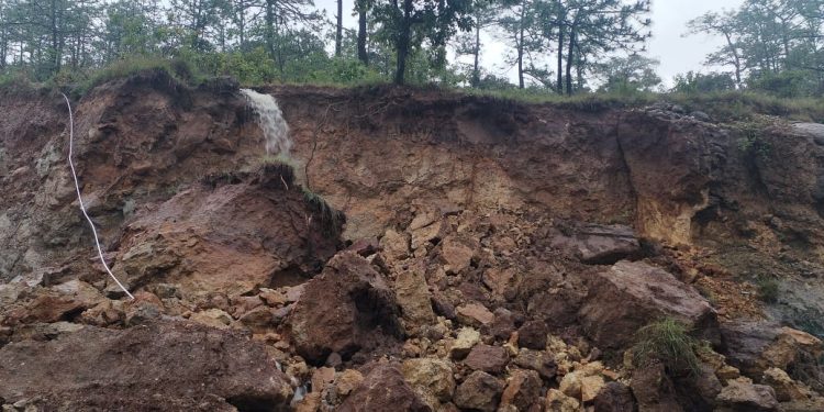 Advierten alta saturación de los suelos en Petén e Izabal. / Foto: Conred.