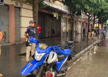 Operativo de seguridad por el pago de bono 14 en el Centro Histórico