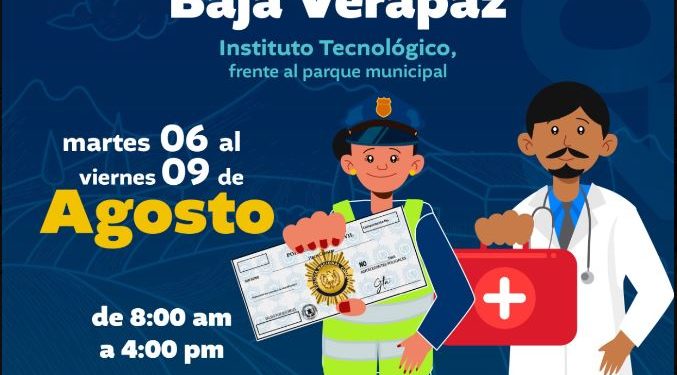 Desarrollan 11 jornada móvil de servicios integrados en Baja Verapaz.