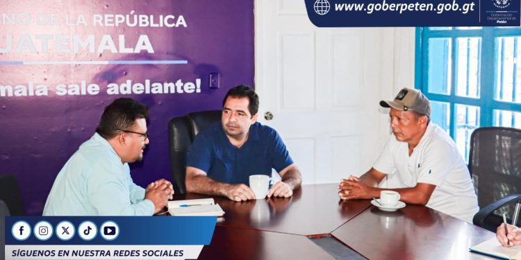 Gobernación de Petén recibe a diversos sectores como acción de un gobierno abierto
