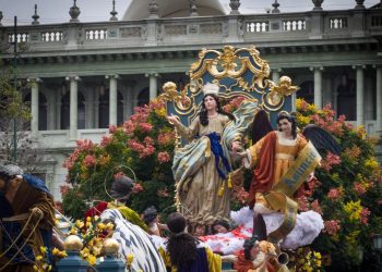 Virgen de la Asunción recorre la Ciudad Capital. /Foto: Nuestra Señora de la Asunción.