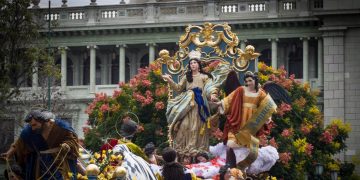 Virgen de la Asunción recorre la Ciudad Capital. /Foto: Nuestra Señora de la Asunción.