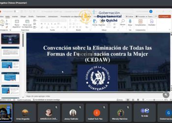 Seguimiento de objetivos de la Comisión Departamental de la Mujer de Huehuetenango y Quiché