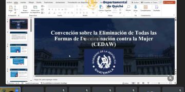 Seguimiento de objetivos de la Comisión Departamental de la Mujer de Huehuetenango y Quiché