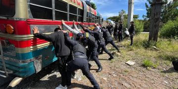 Puesto de control en aldea Piedras Negras, Malacatancito, fortalece la seguridad