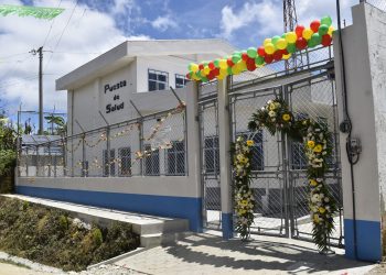 Autoridades de Salud presentaron la renovación del puesto de Salud en la aldea Yámoj en Concepción Tutuapa, San Marcos. /Foto: MSPAS.