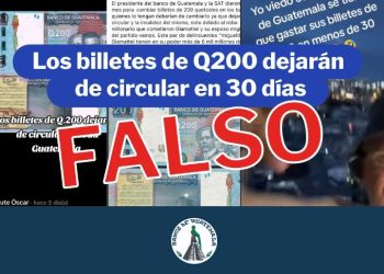 Banguat alerta por información falsa