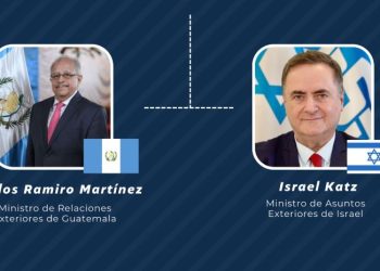 Cancilleres de Guatemala e Israel.