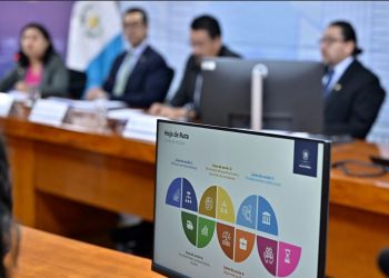 Conferencia de prensa ministerio de Finanzas Públicas