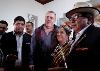 El presidente Bernardo Arévalo compartió con autoridades ancestrales y alcaldes de San Marcos los proyectos de desarrollo para ese departamento.