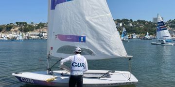 Juan Ignacio Maegli disputando los Juegos Olímpicos de París 2024. // Foto: COG.
