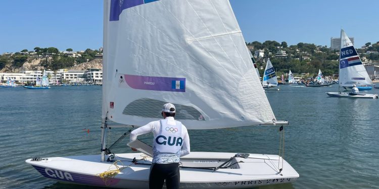 Juan Ignacio Maegli disputando los Juegos Olímpicos de París 2024. // Foto: COG.