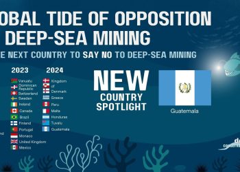 Guatemala se suma a la lista de países que dicen no a la minería en aguas profundas