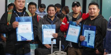 Beneficiados con el Programa de Trabajo Temporal viajaron al extranjero. /Foto: Mintrab.