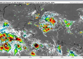 Se provén lluvias y lloviznas por la tarde y noche.