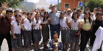 Presidente Bernardo Arévalo en Quiché.