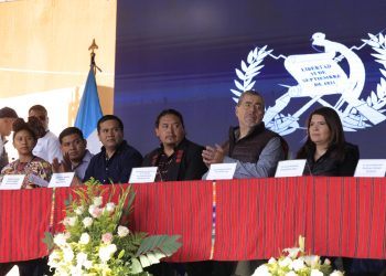 Autoridades Indígenas Ancestrales del municipio de Sacapulas, Quiché presentan demandas al presidente Bernardo Arévalo.