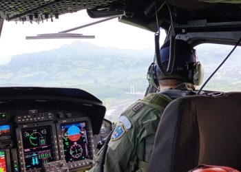Siguen labores de búsqueda de helicóptero desaparecido en Escuintla. / Foto: DGAC
