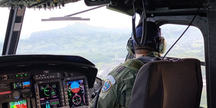 Siguen labores de búsqueda de helicóptero desaparecido en Escuintla. / Foto: DGAC