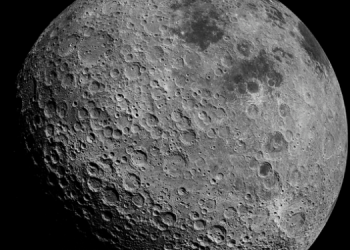 Tenue atmósfera de la Luna sería por impacto de micrometeoritos. / Foto: NASA.