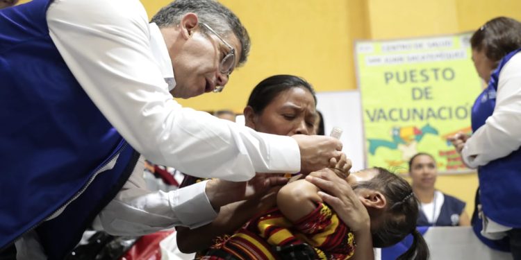 Ministerio de Salud lanza campaña de vacunación contra el sarampión y la poliomielitis