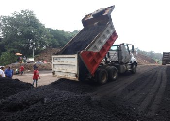 Así avanzan los trabajos para habilitar dos carriles en la autopista Palín-Escuintla