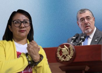 Presidente Arévalo se pronuncia por la decisión judicial que afecta a Ligia Hernández. / Foto: SCSP. / Arte: AGN.