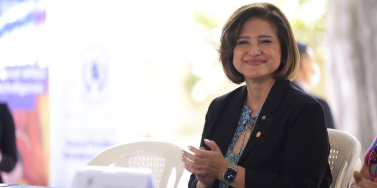 Vicepresidenta Karin Herrera. /Foto: Gilber García.