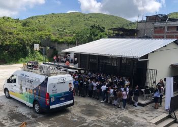 Univet llegó a la Escuela Oficial Rural Mixta No. 898 Catalina de Jesús Donis Aguilar. /Foto: SVET.