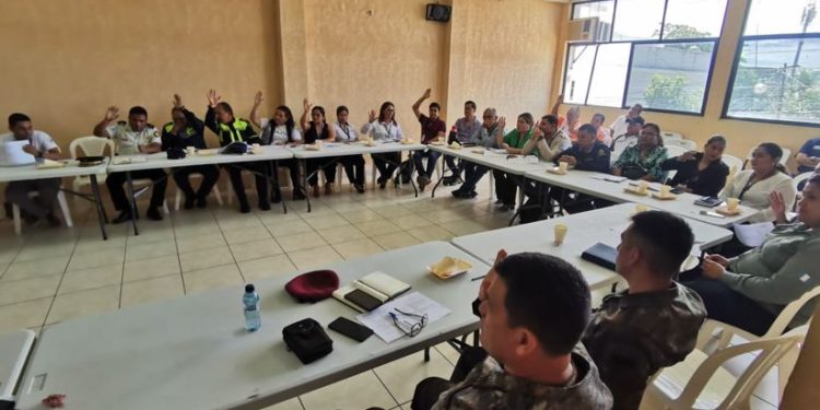 Coordinan acciones en el marco de las fiestas patrias en Jutiapa