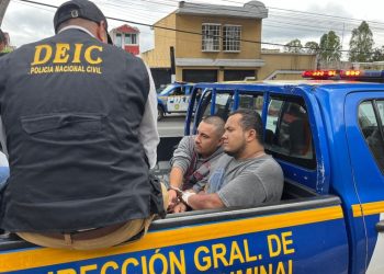 Presuntos sicarios capturados. / Foto: PNC.