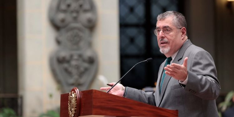 Presidente Bernardo Arévalo. / Foto: Noé Pérez.