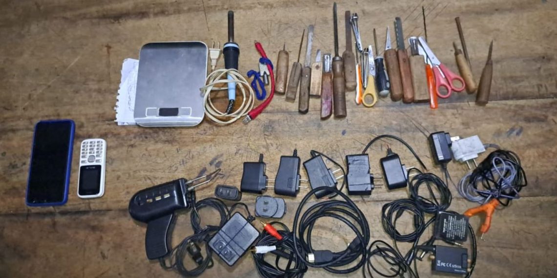 Las requisas tienen un objetivo claro: hallar e incautar todo objeto prohibido dentro de las instalaciones penitenciarias. / Foto: PNC