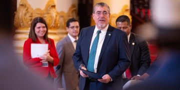 El presidente Arévalo sostuvo una reunión con líderes de los pueblos indígenas. Foto: Álvaro Interiano.