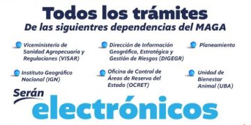 Dependencias del MAGA que tendrán este servicio. / Foto: MAGA.