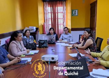 Desarrollan Mesa Técnica Interinstitucional del Plan Nacional de Prevención de Embarazos en Adolescentes en Quiché