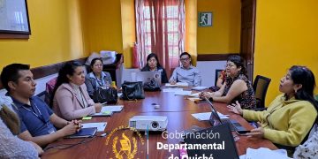Desarrollan Mesa Técnica Interinstitucional del Plan Nacional de Prevención de Embarazos en Adolescentes en Quiché
