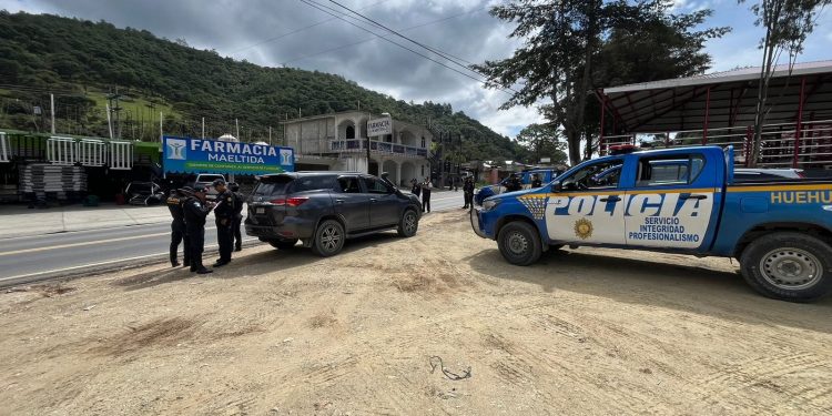 Mantienen acciones de seguridad en ruta hacia la Mesilla, Huehuetenango
