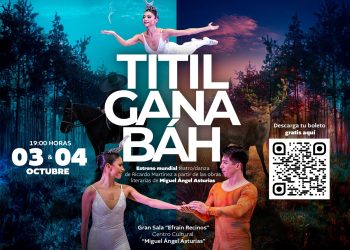 Ballet Nacional de Guatemala representará obra Titilganabáh en Centro Cultura Miguel Ángel Asturias