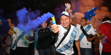 En imágenes | El color del Guatemala vs. Martinica