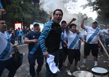 En imágenes | El color del Guatemala vs. Martinica