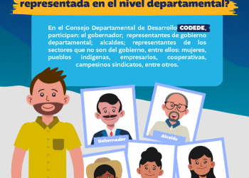 SCEP informe sobra la conformación de los Consejos de Desarrollo a nivel departamental